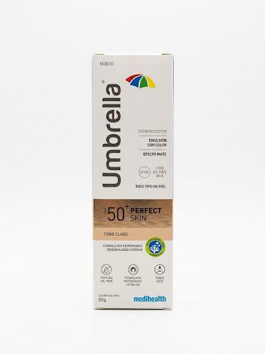 UMBRELLA PERFECT SKIN FOTOPROTECTOR EMULSION TONO CLARO SPF50+ 50G
