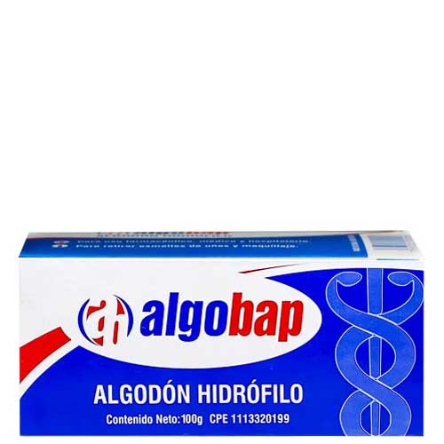 ALGOBAP ALGODÓN HIDRÓFILO 100G