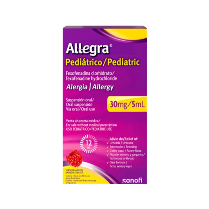 ALLEGRA 30MG/5ML SUSPENSION PEDIATRICA 150ML