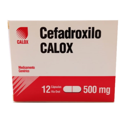 CEFADROXILO 500MG 12CAP CALOX