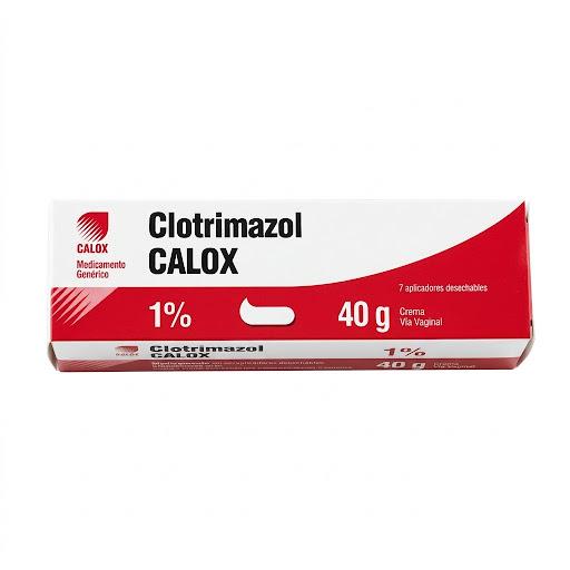 CLOTRIMAZOL 1% CREMA VAGINAL 40G + 7 APLICADORES CALOX
