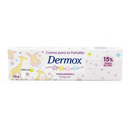 DERMOX BABY CREMA PARA PAÑALITIS 15% OXIDO DE ZINC 50G