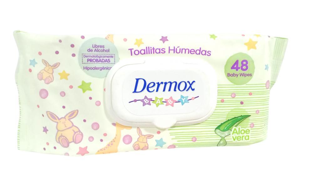 DERMOX BABY TOALLITAS HUMEDAS ALOE VERA X48