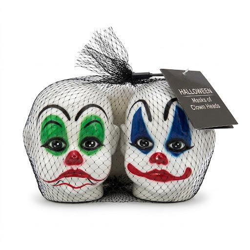 BOLAS DE CABEZA DE PAYASO HALLOWEEN