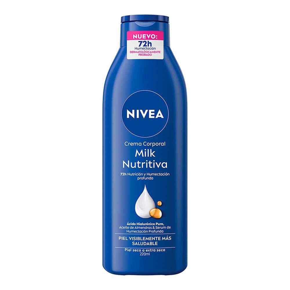 NIVEA CREMA CORPORAL MILK NUTRITIVA 100ML