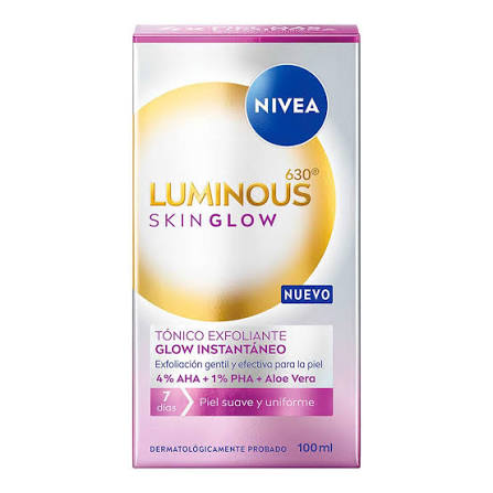 NIVEA LUMINOUS630 SKIN GLOW TONICO EXFOLIANTE 100ML