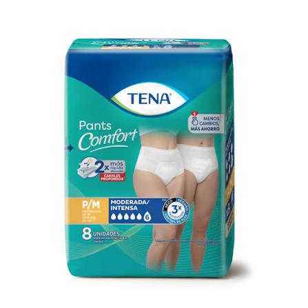 TENA PANTS CLASICO TALLA M X8