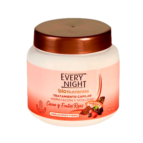 CREMA DE TRATAMIENTO CAPILAR BIO NUTRIENTES CACAO Y FRUTOS ROJOS 350G EVERY NIGHT