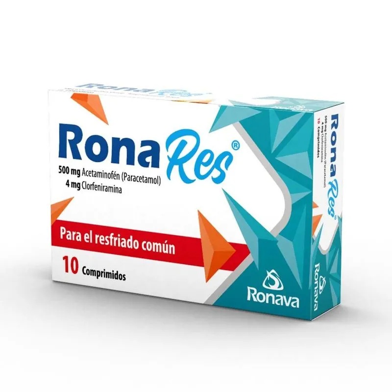 RONARES 500MG/4MG X 10 COMP RONAVA