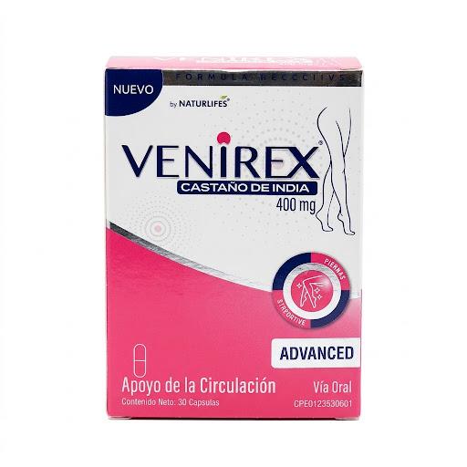 VENIREX 400MG X 30 CAPS NATURLIFE
