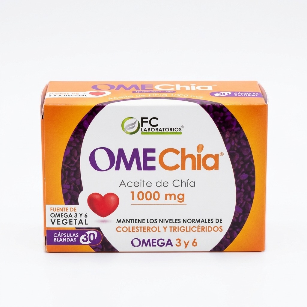 OMECHIA ACEITE DE CHIA 1000MG X 30 CAPS BLANDAS FC LABORATORIOS