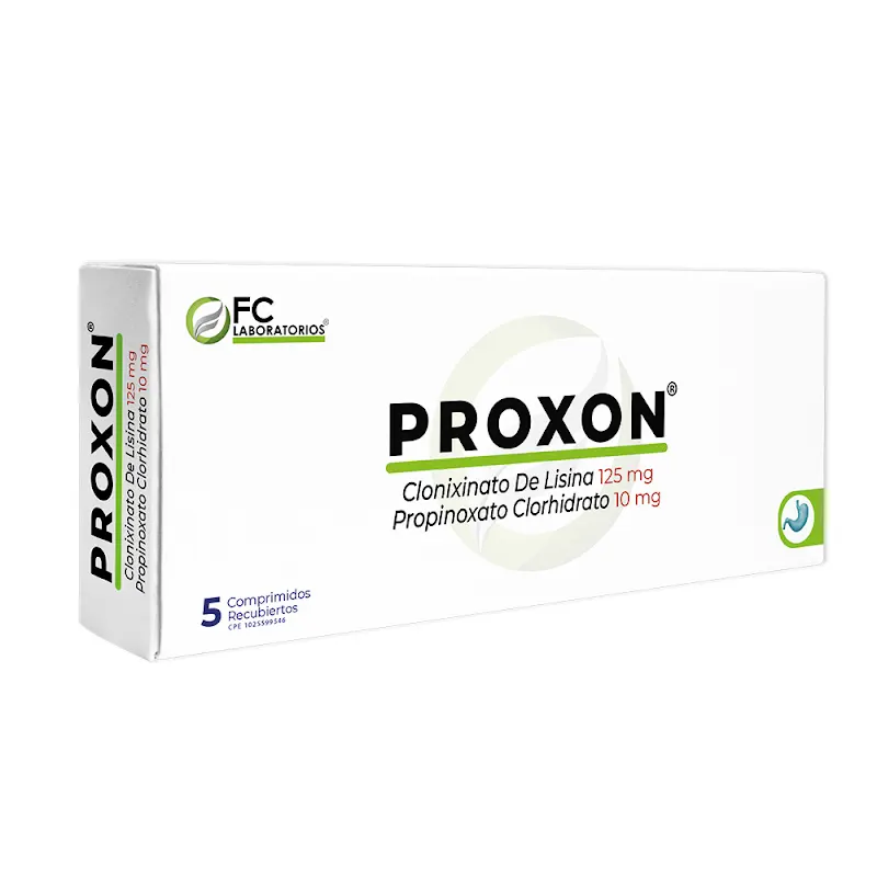 PROXON 125MG/10MG X 5 COMP FC LABORATORIOS