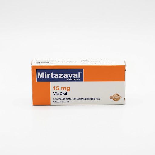 MIRTAZAVAL 15MG 30 TABLETAS VALMORCA