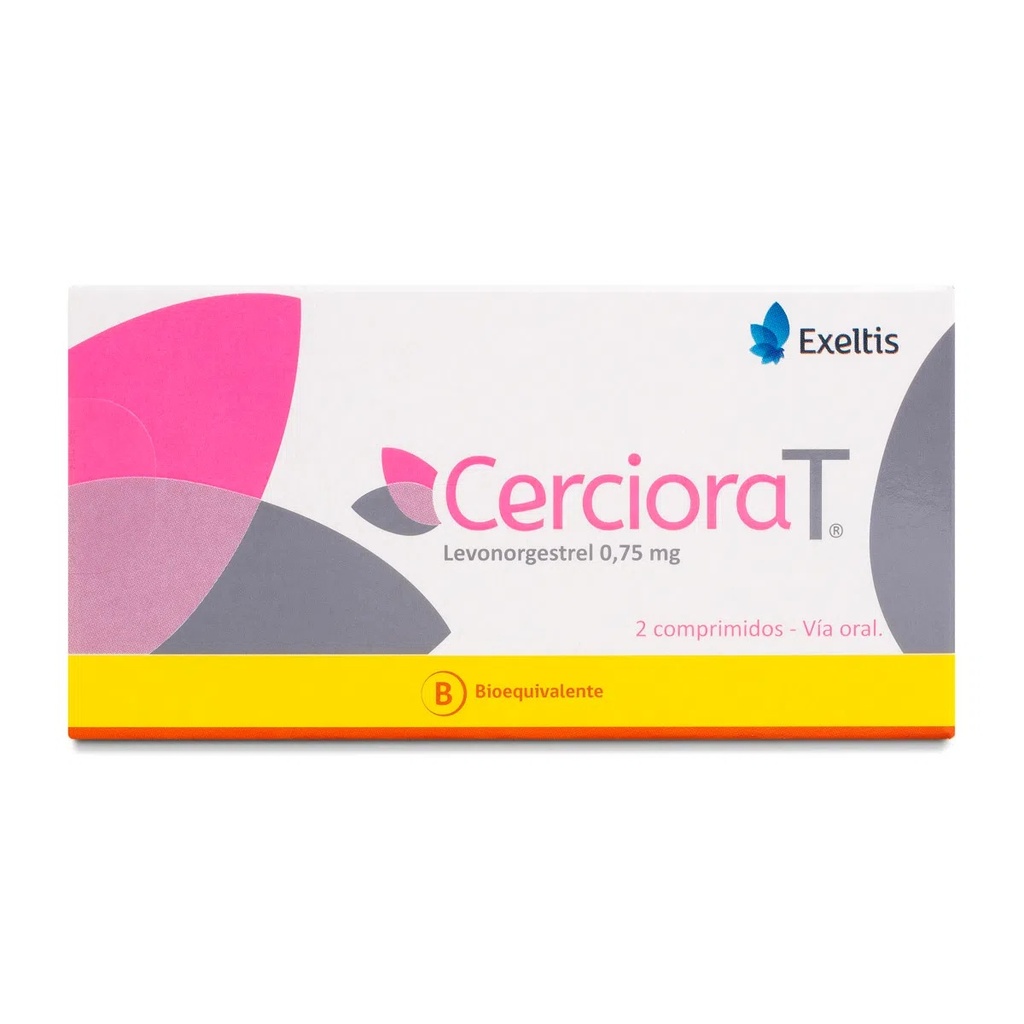 CERCIORAT 0,75MG X 2 COMP EXELTIS