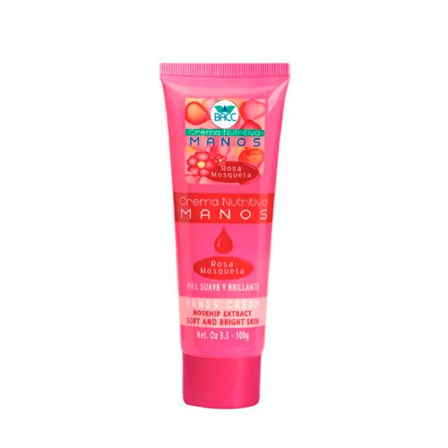 BACC CREMA PARA MANOS ROSA MOSQUETA 100G