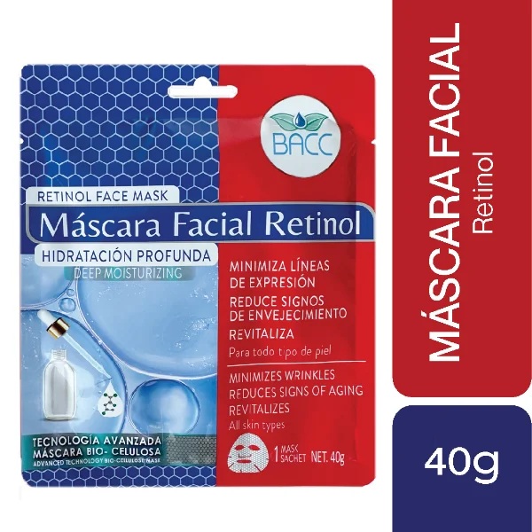 BACC MASCARA FACIAL RETINOL 40G