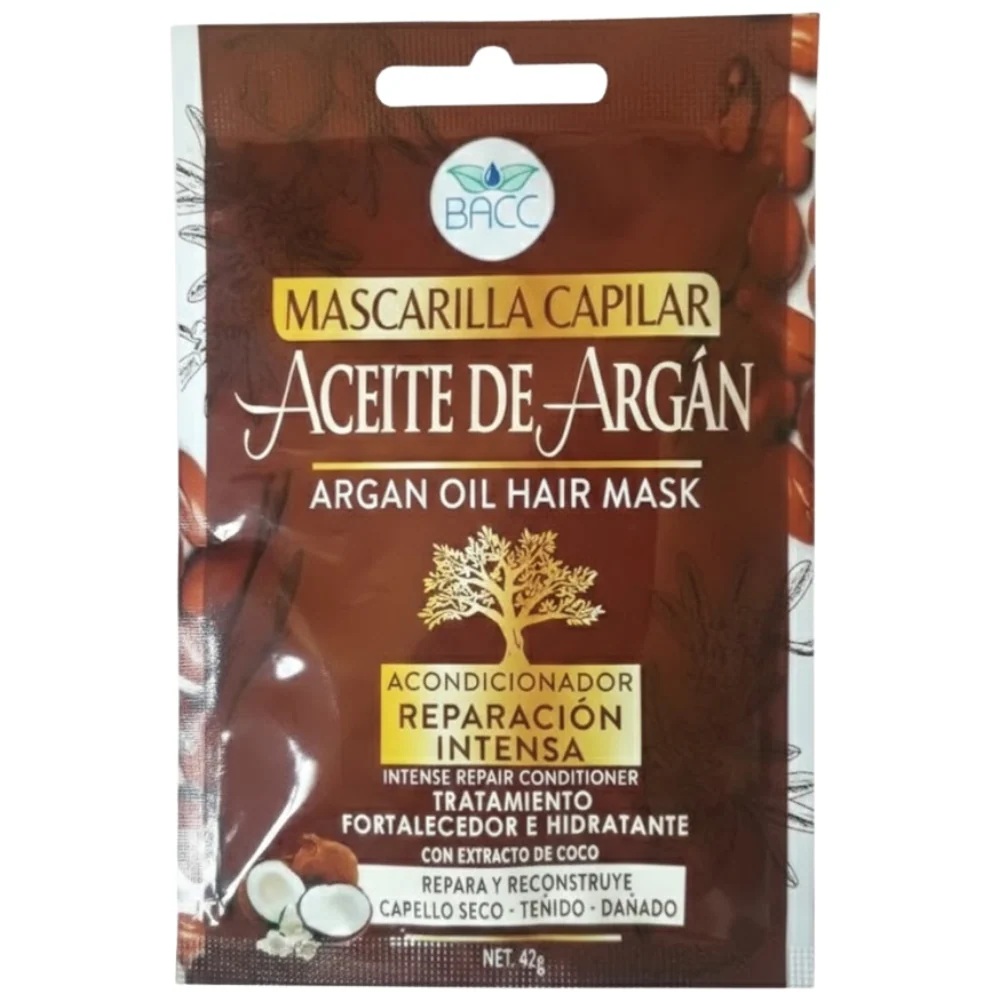 BACC MASCARILLA CAPILAR ACEITE DE ARGAN 42G