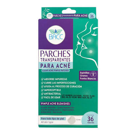 BACC PARCHES PARA ACNE X36 UND