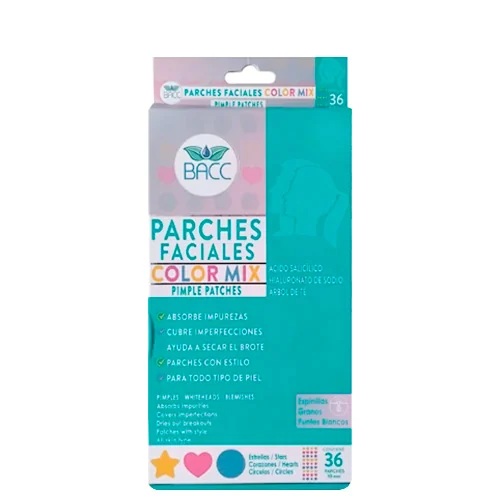 BACC PARCHES PARA ACNE MULTICOLOR