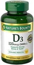 VITAMINA D3 NATURES BOUNTY D3 125 MCG 400 SOFTGFELS