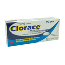 CLORACE 500mg/4mg x 10 TABLETAS