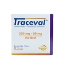 TRACEVAL 500MG 50MG 20TAB VALMORCA