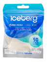 FLOSS PICKS COOL MINT ICEBERG X 30