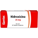 HIDROXICINA 25MG X 20 TAB. GENFAR