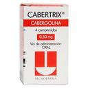 CABERTRIX 0,50MG X 4 COMP TECNOFAMRMA