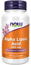 ALPHA LIPOIC ACID 250mg x 60 CÁPSULAS NOW