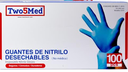 GUANTES NITRILO TALLA M X 100 UND TWO5MED