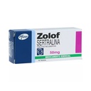 ZOLOF SERTRALINA 50MG X 1O TAB