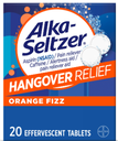 ALKA SELTZER  EFERVESCENTE HANGOVER RELIEF  X 20 TAB