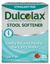 DULCOLAX STOOL SOFTENER LAXATIVE 25 TABLETS