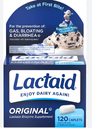 LACTAID ORIGINAL STRENGTH LACTOSE INTOLERANCE X 120 TAB