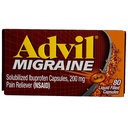 ADVIL MIGRAINE 200mg x 80 CÁPSULAS LIQUIDAS