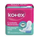 KOTEX CUIDADO AVANZADO 10 TOALLAS.