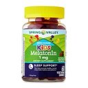 MELATONIN KIDS ZERO SUGAR 1MG 60GUMMIES SPRING VALLEY