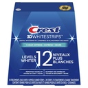 CREST 3D WHITESTRIPS 1 HOUR EXPRESS LEVELS 12 WHITER 20 TRIPS
