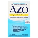 AZO VAGINAL HEALTH PROBIOTIC RESTORES NATURAL FEMININE BALANCE X 14 CAPS