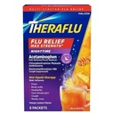 THERAFLU FLU RELIEF MAX STRENGTH NIGHTTIME HONEY LEMON FLAVOR X 6 SOBRES