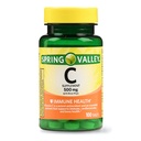 VITAMINA C 500MG 100TAB SPRING VALLEY