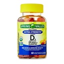 VITAMINA D3 5000UI  X 60 GUMMIES SPRING VALLEY