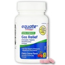 EQUATE GAS RELIEF EXTRA STRENG 125MG X 48 TABLETAS MASTICABLES