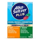 ALKA -SELTZER PLUS COUGH, MUCUS & CONGESTION DAY/NIGHT 24CAPS