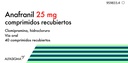 ANAFRANIL 25MG 40TAB ALFASIGMA
