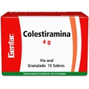COLESTIRAMINA 4G X 15 SOBRES GENFAR