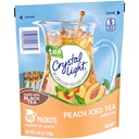 BEBIDA CRYSTAL LIGHT TEA PEACH ICED TEA 16 PACKETS 129 GR