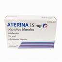 ATERINA 15MG 60 CAPSULAS BLANDAS ALFASIGMA