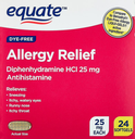 ALLERGY RELIEF DIPHENHYDRAMINE HCI 25 MG 24 SOFTGELS